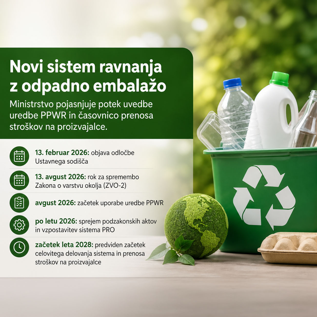 Novi sistem ravnanja z odpadno embalažo