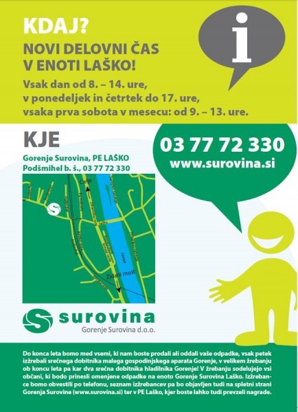 Nagrajujemo v PE Laško - vaša možnost dodatnega zaslužka - slika 1