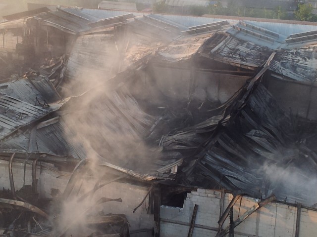 Velik požar v Gorenje Surovini - slika 8