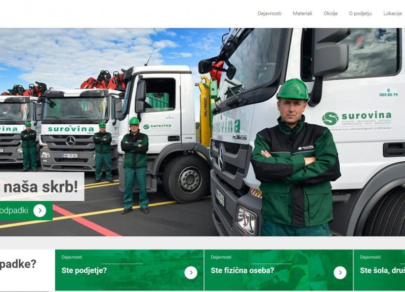 Prenovljena spletna stran Gorenje Surovina d.o.o.