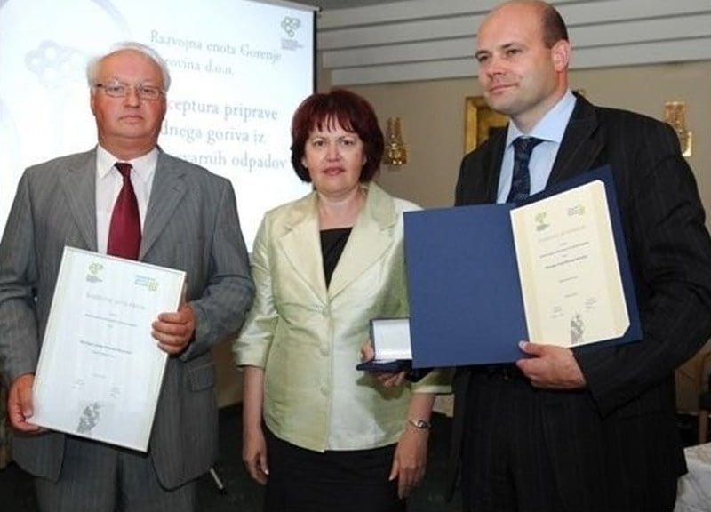 Priznanje za inovacijo ŠGZ Gorenju Surovini d.o.o.