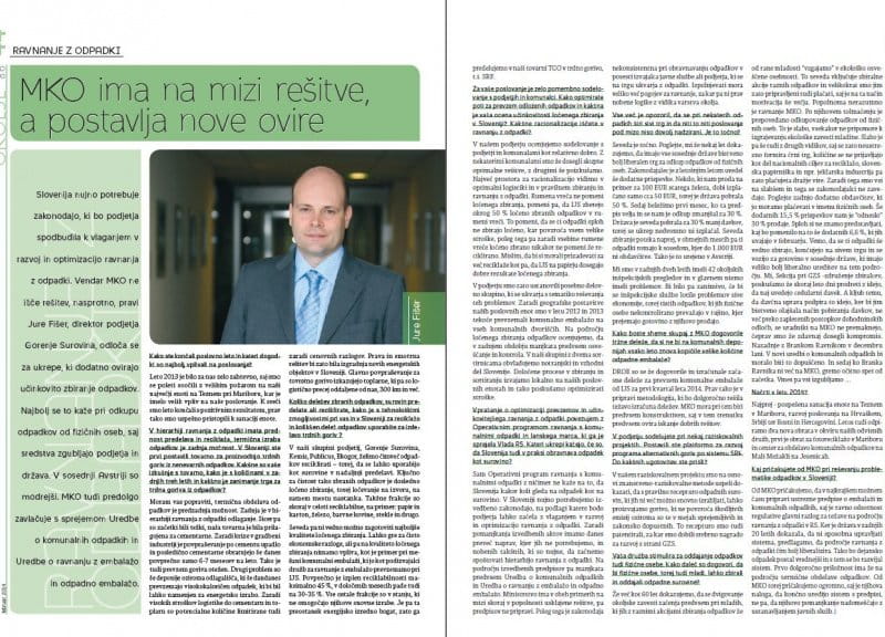 Revija EOL, intervju z direktorjem Gorenja Surovine