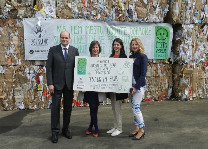 S ČISTIM VESELJEM ZBRANIH 296.290 TON ODPADNIH SUROVIN