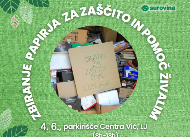 Star papir za pomoč živalim